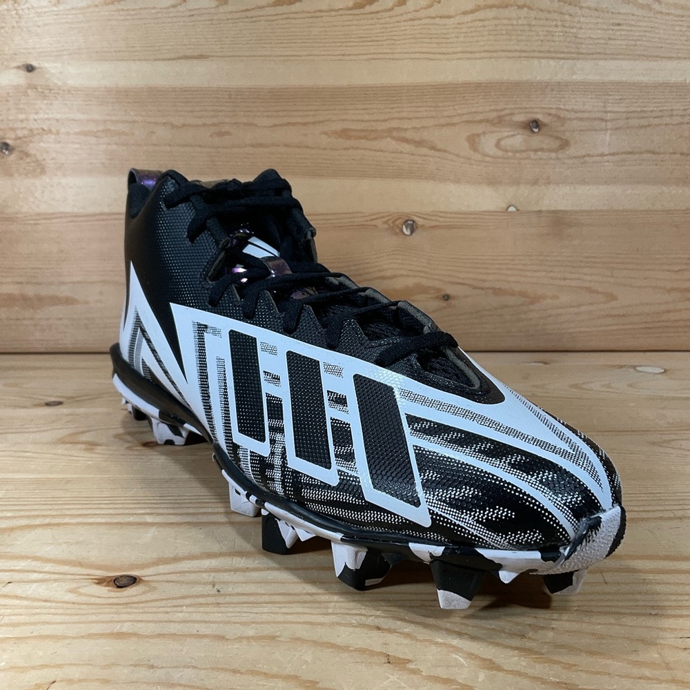 Adidas Freak Spark MD 23 Inline Football Cleats Size Men’s 10 Black White HP7712